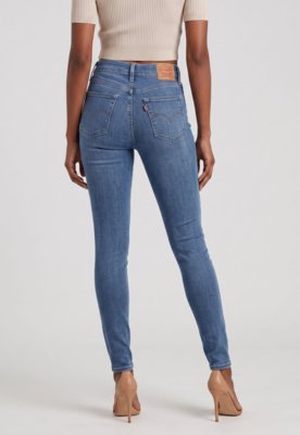 Calça Feminina Levis 721 High Rise Skinny Azul