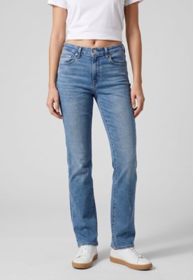 Calça Feminina Levis 725 High Rise Bootcut Azul