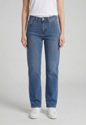 Calça Jeans Feminina Levis 724 High Rise Straight Azul