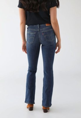 Calça Jeans Feminina Levis 725 High Rise Bootcut Azul