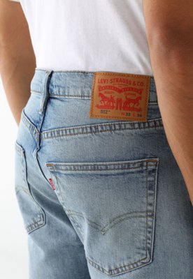 Calça Jeans Levis Slim Destroyed Azul