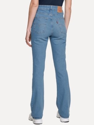 Calça Levis Jeans Feminina 725 High Rise Bootcut Azul Claro
