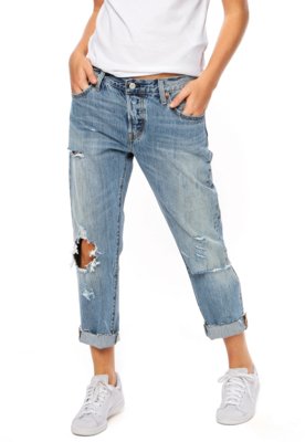 Calça jeans 2024 boyfriend feminina