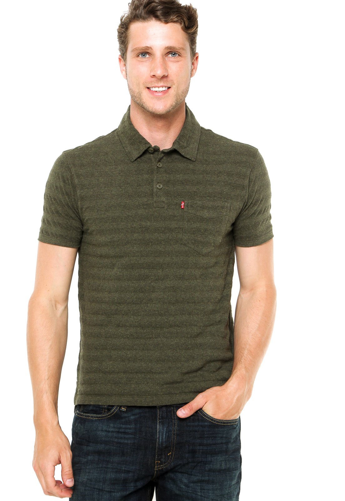 polo levis verde