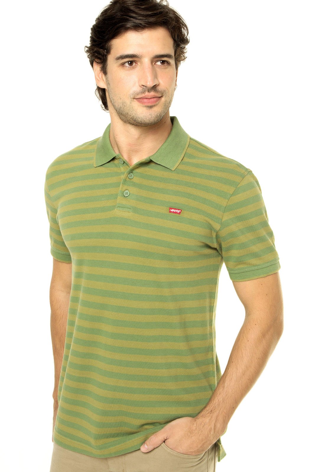polo levis verde