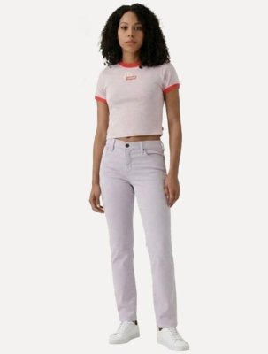 Camiseta Levis Feminina Flowers Ranger Rosa Claro