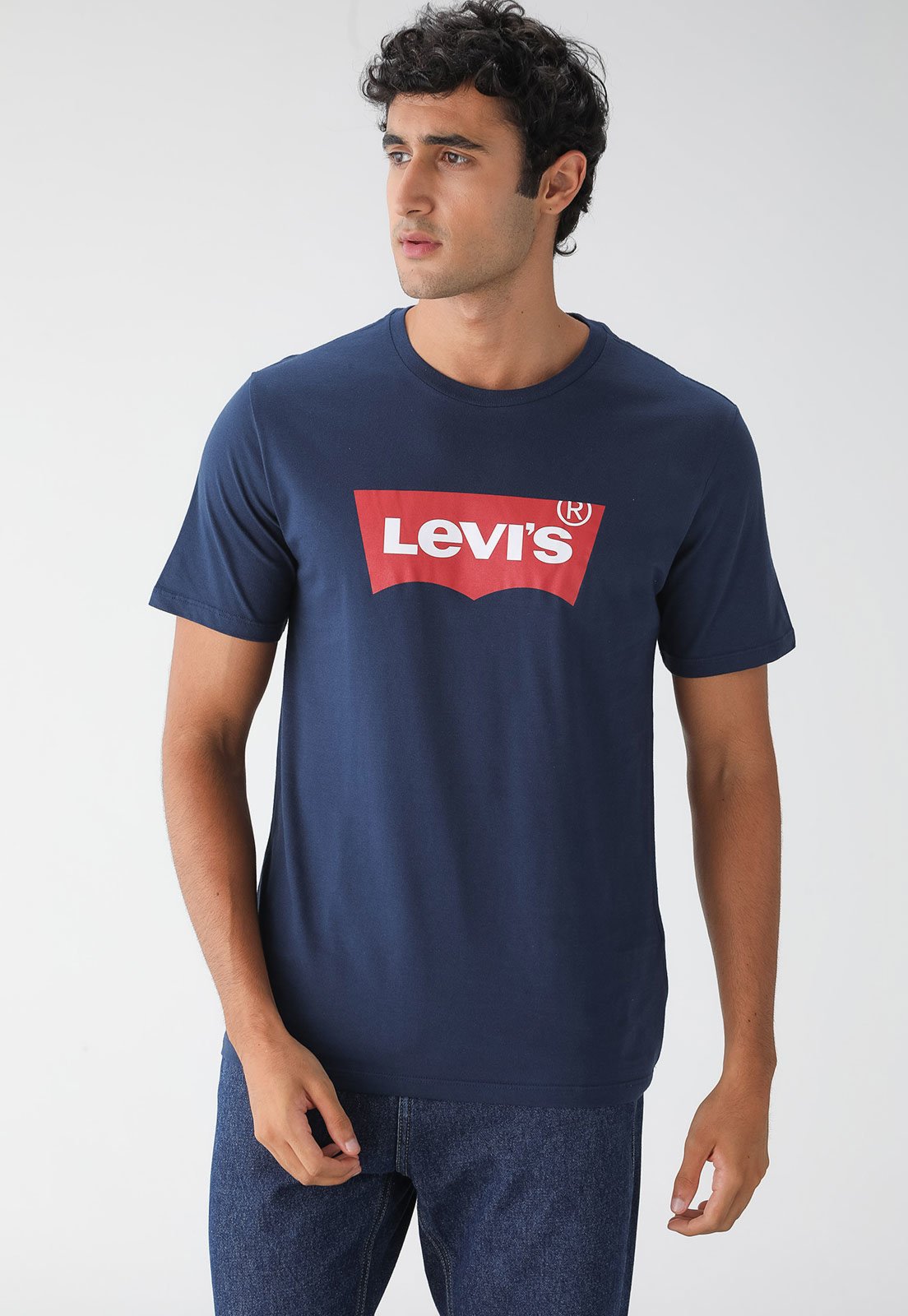 Camiseta Levis Logo Azul