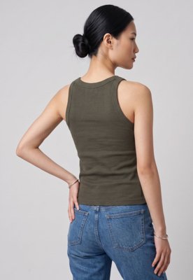Regata Feminina Levis Essential Racer Tank Verde