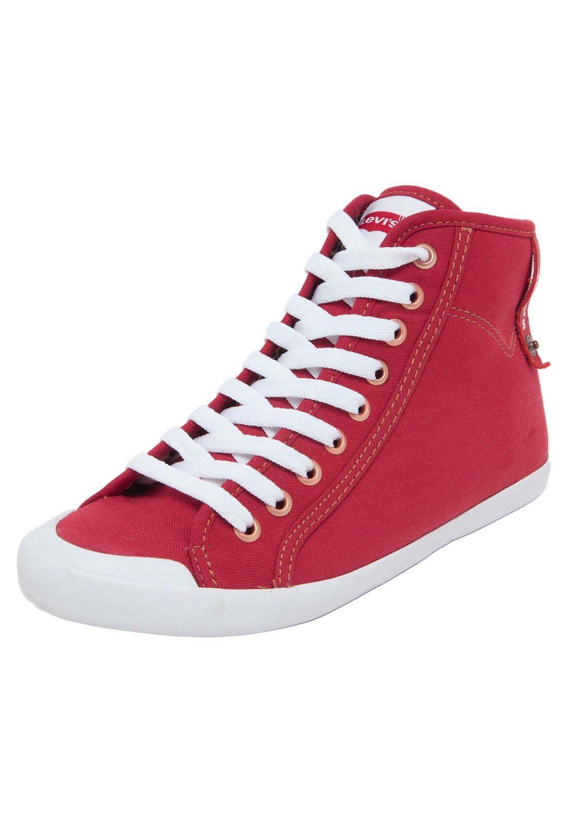 T nis Levis City High Vermelho Compre Agora Dafiti Brasil