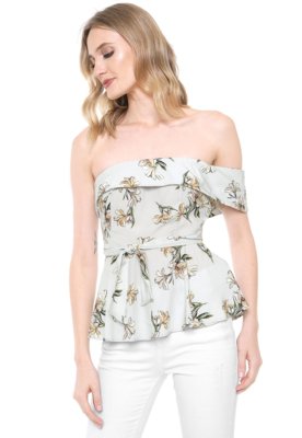 Blusa Lez a Lez Provence Verde Menor preço em Blusa Lez a Lez Provence Verde