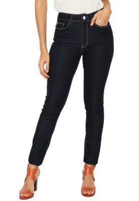 Calça Sarja Lez a Lez Skinny Pespontos Azul Menor preço em Calça Sarja Lez a Lez Skinny Pespontos Azul