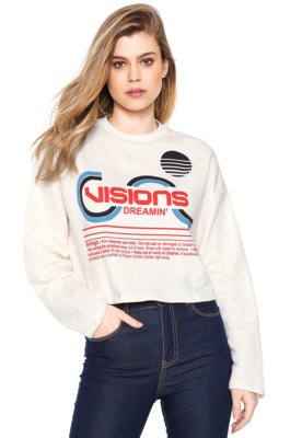 ellesse cropped moletom com capuz