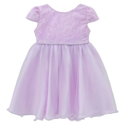 vestido infantil de festa lilas