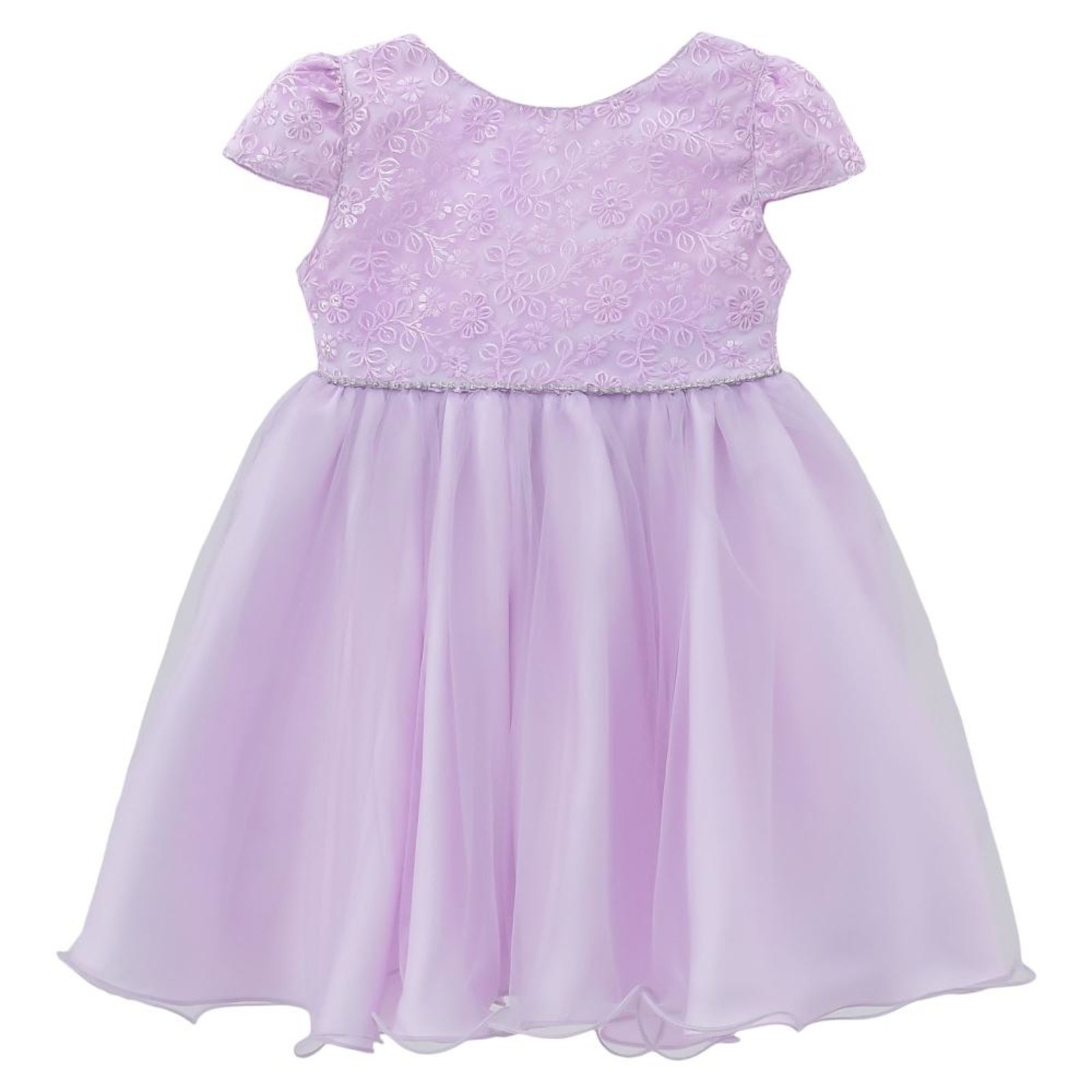 vestido infantil lilás