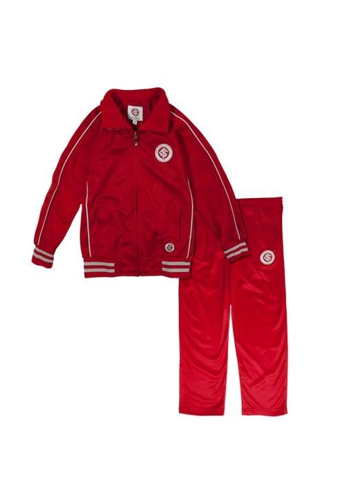 Agasalho Internacional Trilobal Feminino Branco E Vermelho