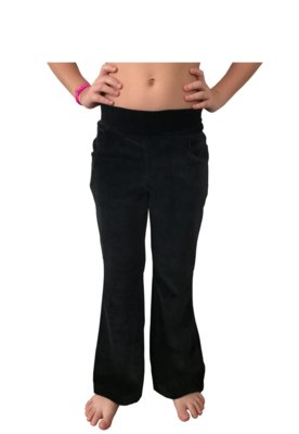 Calça Lichia Infantil Flare Plush Preta Menor preço em Calça Lichia Infantil Flare Plush Preta