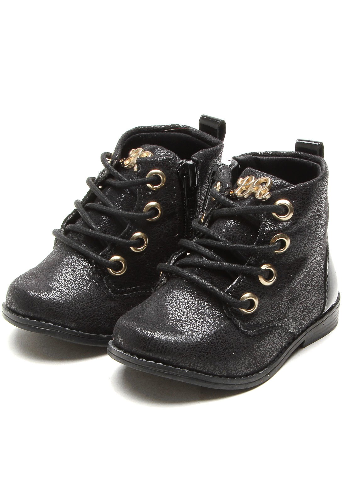 bota infantil preta lilica ripilica