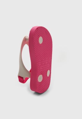Chinelo Infantil Lilica Ripilica Logo Rosa