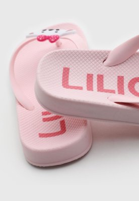 Chinelo Infantil Lilica Ripilica Personagem Rosa