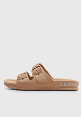 Chinelo Infantil Lilica Ripilica com Bolsa Bege