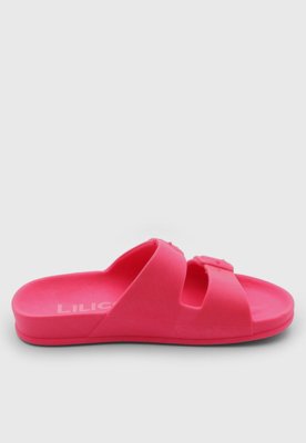 Chinelo Slide Infantil Lilica Ripilica Fivelas Rosa