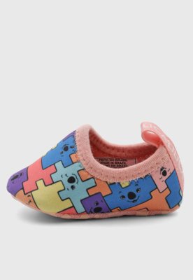 Tênis Infantil Lilica Ripilica Comfy Fun Estampado Rosa
