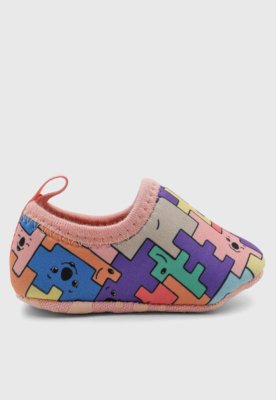 Tênis Infantil Lilica Ripilica Comfy Fun Estampado Rosa
