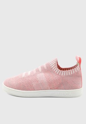 Tênis Infantil Lilica Ripilica Slip On Rosa