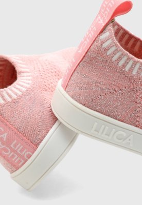 Tênis Infantil Lilica Ripilica Slip On Rosa