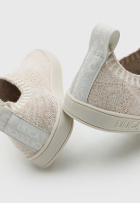 Tênis Infantil Lilica Ripilica Super Soft 91 Textil Bege