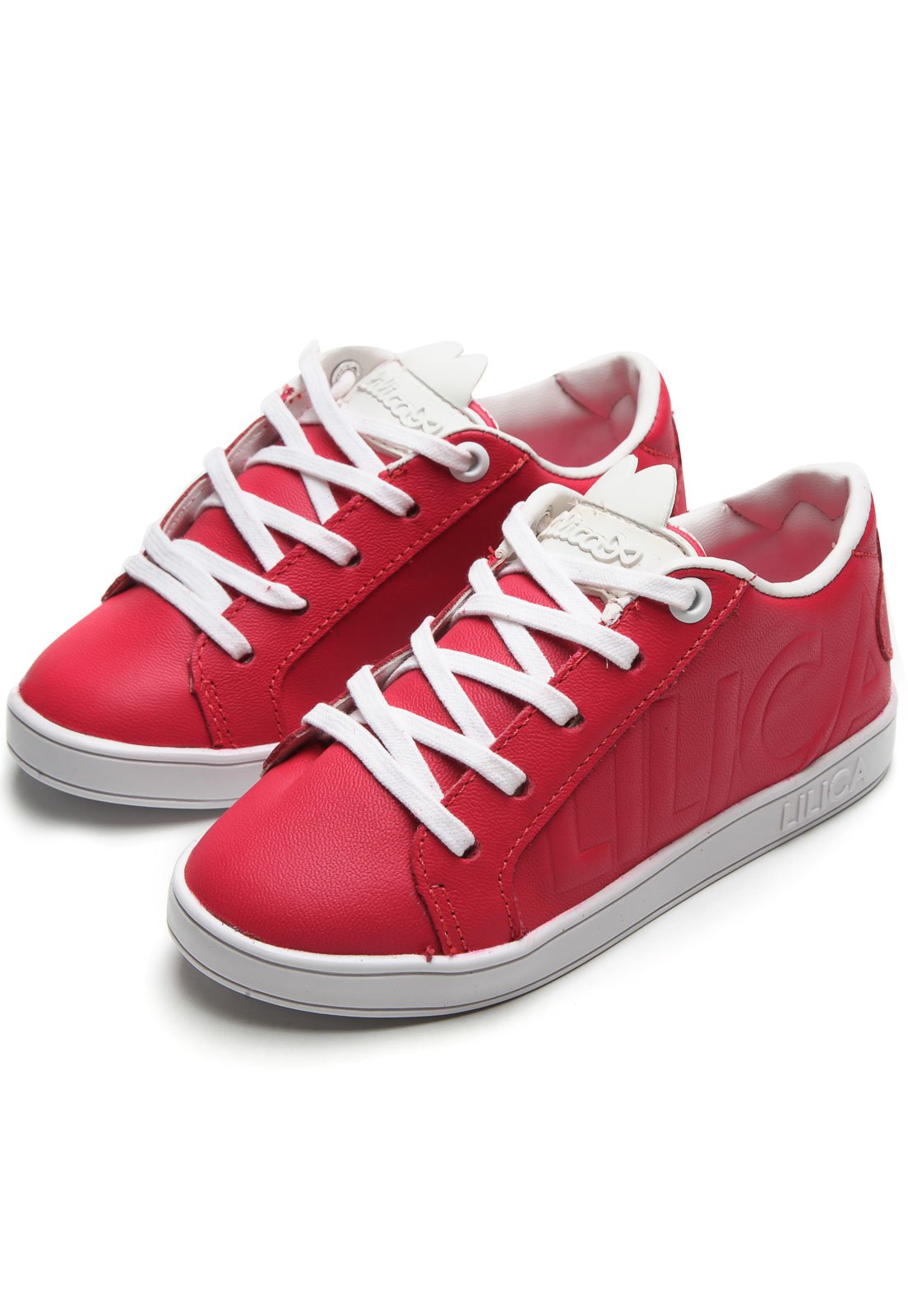 Tenis lilica sale ripilica vermelho