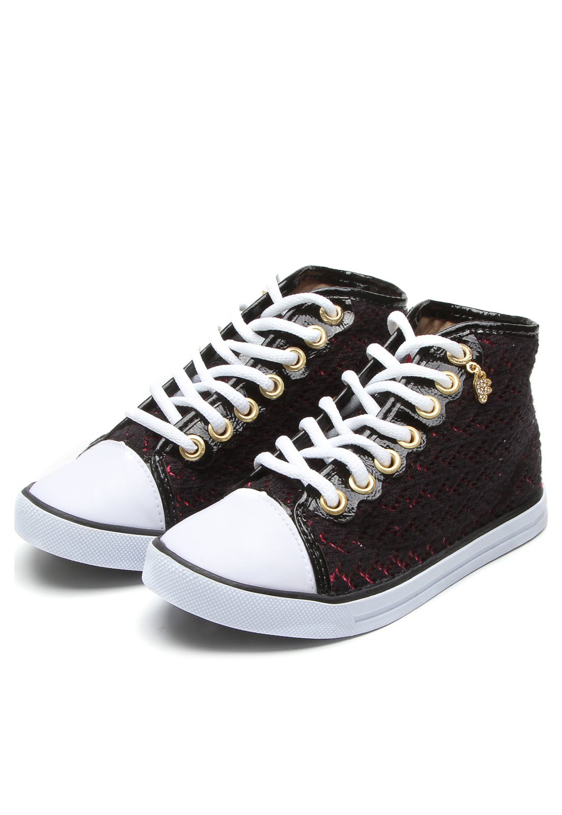 Tenis preto cheap lilica ripilica