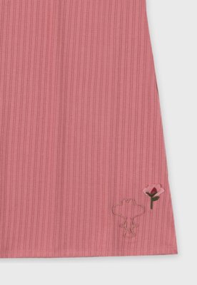 Vestido Infantil Lilica Ripilica Bordado Rosa