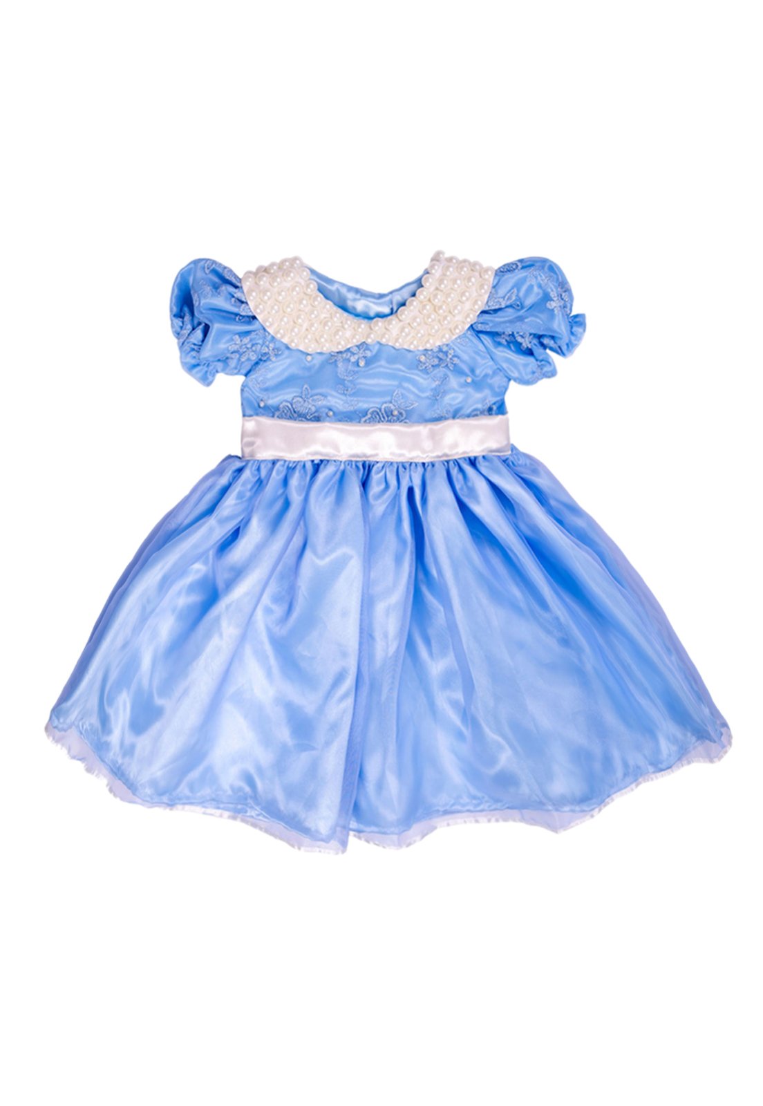 vestido azul para daminha