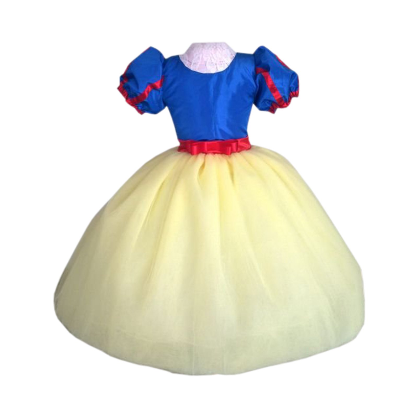 vestido branca de neve simples