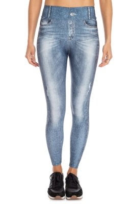 Calça Live! Legging Jeans Daily Look Azul Menor preço em Calça Live! Legging Jeans Daily Look Azul