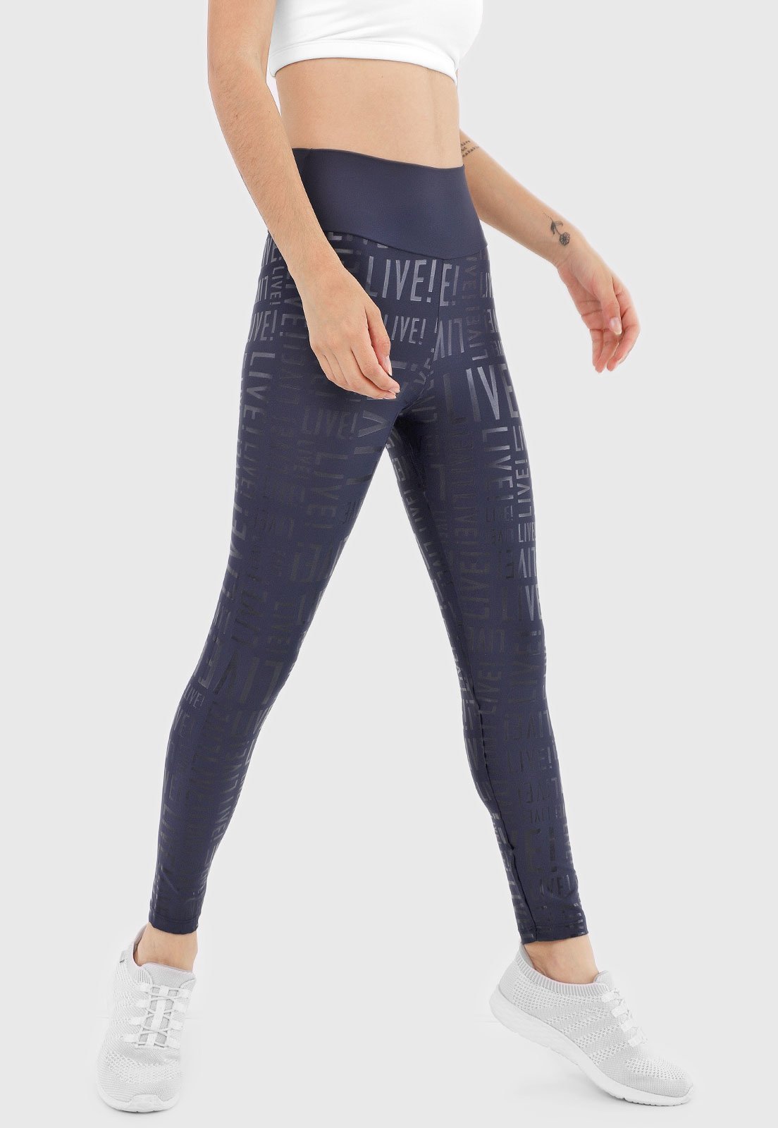 Legging Live! Essential Azul-Marinho - Compre Agora