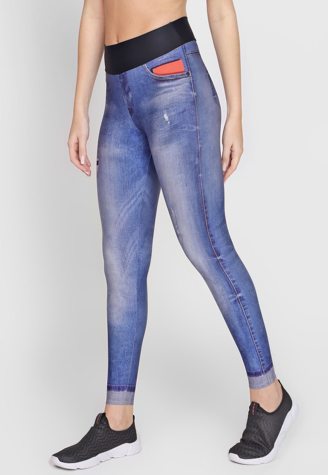 Legging Live! Jeans Original Azul - Compre Agora