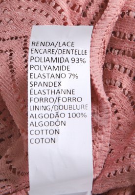 Calcinha Liz Larga Renda Cintura Média Rosa