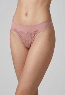 Calcinha Liz Tanga Renda Rosa