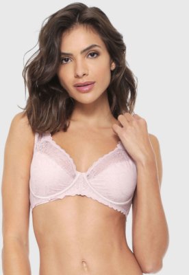 Sutiã Liz Meia-Taça Reducer Rosa Menor preço em Sutiã Liz Meia-Taça Reducer Rosa