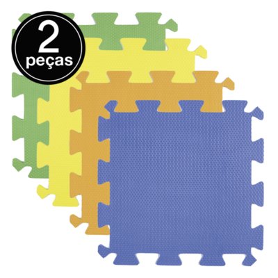 Kit 2 Tapete Tatame Eva Loja da Maria 50x50x1cm 10mm Cores Menino é boa?