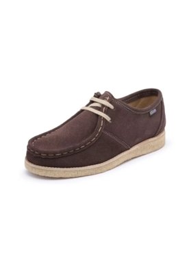 Sapato Casual Solado Crepe London Style Cacareco Camurça Marrom Menor preço em Sapato Casual Solado Crepe London Style Cacareco Camurça Marrom