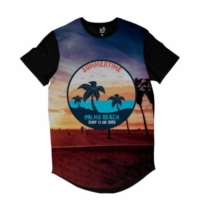Camiseta Longline Long Beach California Palmeiras Sublimada Roxo é boa?