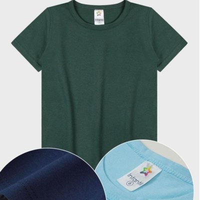 Kit Sortido 3 Camisetas Básicas Infantil Menino - Look Infantil