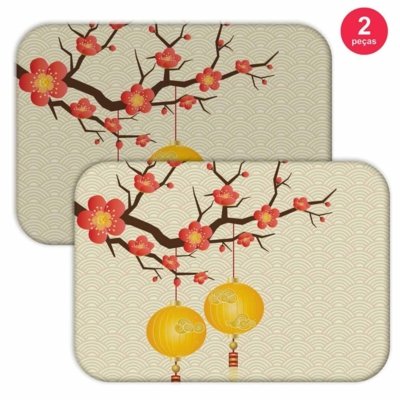 Jogo Americano Love Decor Chinese Bege Menor preço em Jogo Americano Love Decor Chinese Bege