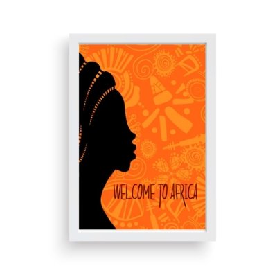 Quadro Love Decor Decorativo Welcome To Africa Menor preço em Quadro Love Decor Decorativo Welcome To Africa