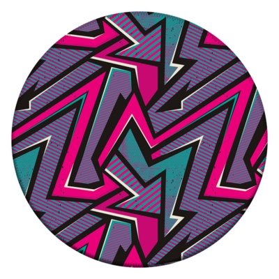 Tapete Love Decor Redondo Wevans Geométrico Color Roxo 84cm Menor preço em Tapete Love Decor Redondo Wevans Geométrico Color Roxo 84cm