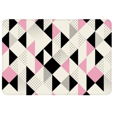 Tapete Love Decor de Sala Wevans Multi Triângulos Rosa Menor preço em Tapete Love Decor de Sala Wevans Multi Triângulos Rosa