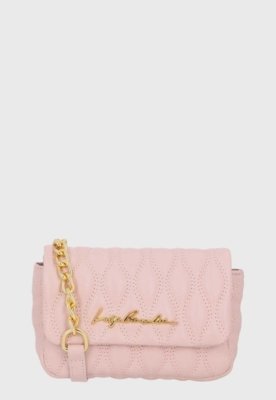 Bolsa Feminina Luiza Barcelos Retangular Quilt Rosa